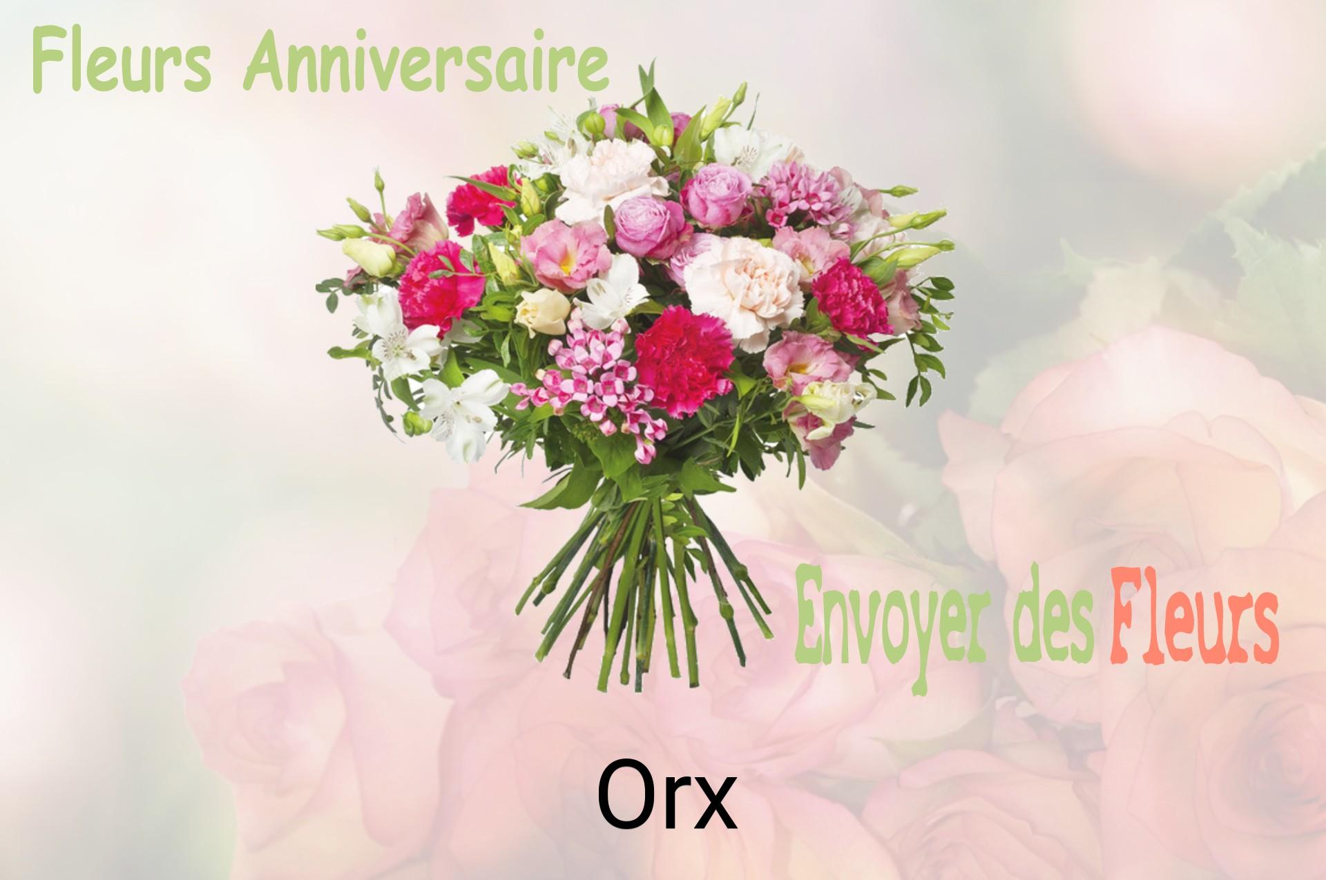 Bouquet de fleurs d’anniversaire livré à Orx